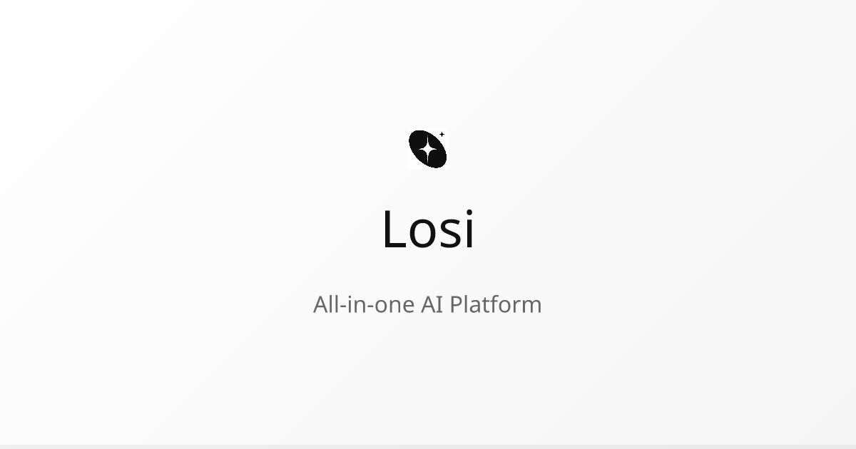 Losi | Search, chat, and keep work organized in Spaces
